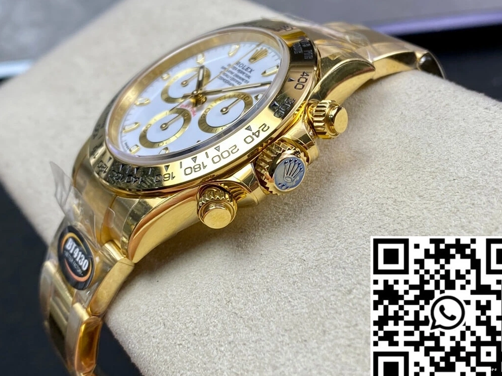 BT Rolex Dial Factory Yellow White M116508-0001 Daytona Gold 0407